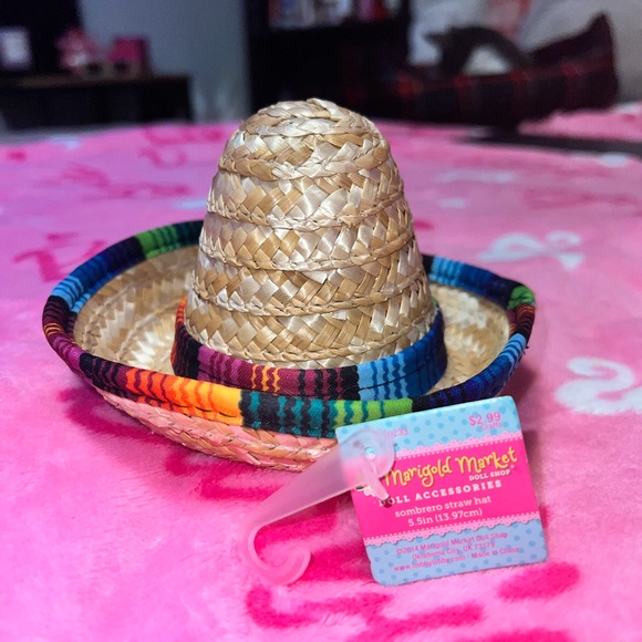 sombrero straw hat for dolls *BRAND NEW - Picture 1 of 5